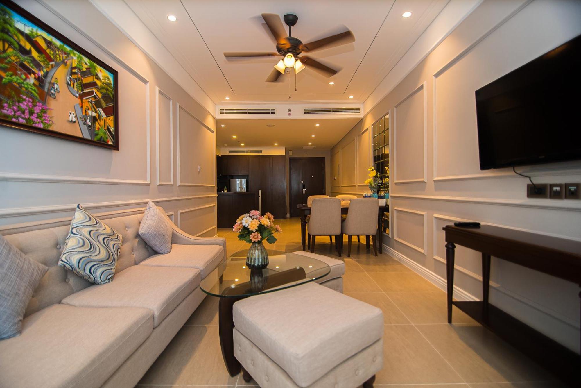 Luxury Apt Opposite Mykhe Beach Da Nang Bagian luar foto