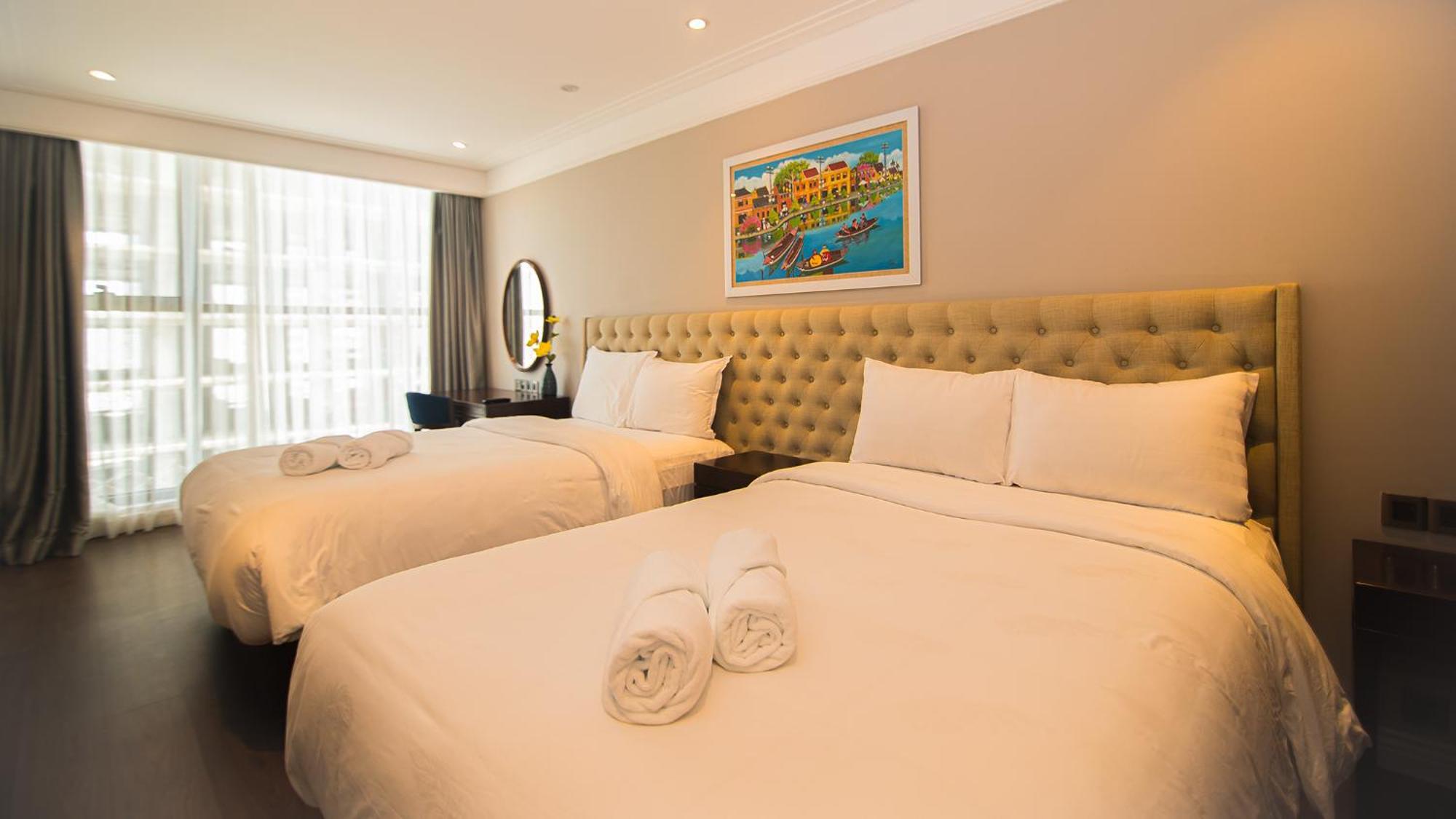 Luxury Apt Opposite Mykhe Beach Da Nang Bagian luar foto
