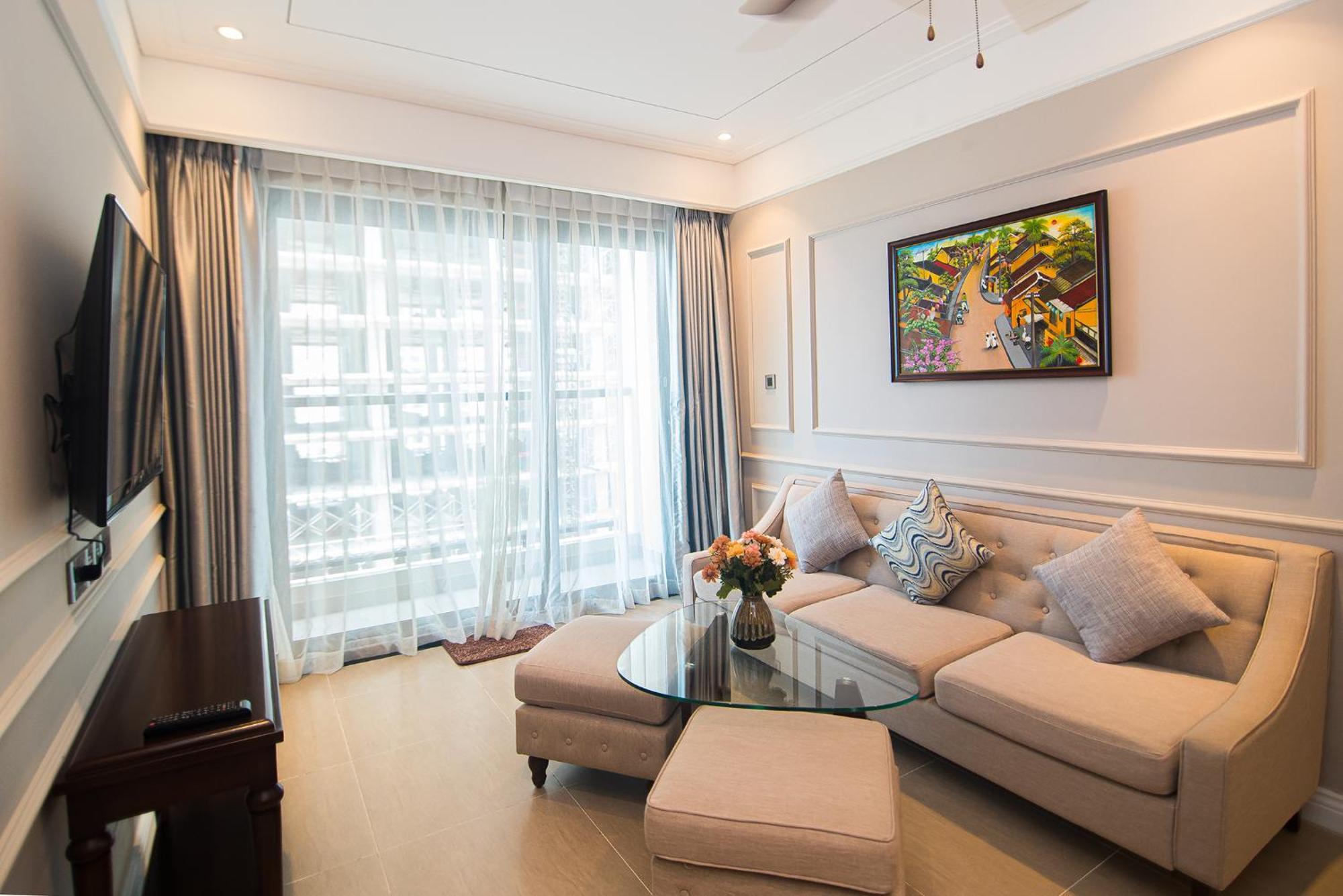 Luxury Apt Opposite Mykhe Beach Da Nang Bagian luar foto